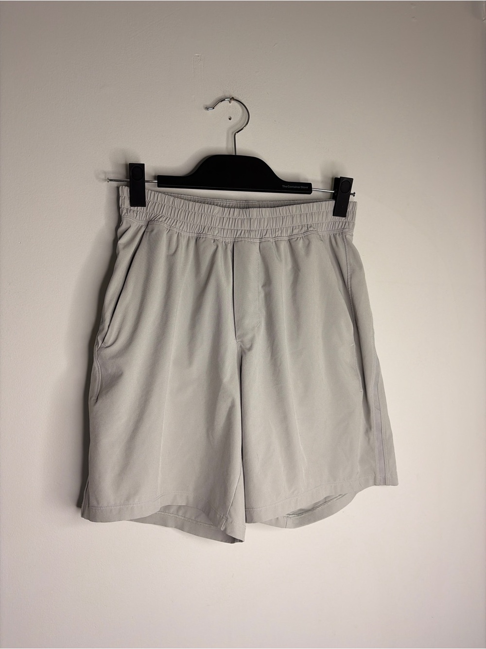 Lululemon Pace Breaker Linerless Gray Workout Shorts 6.5”